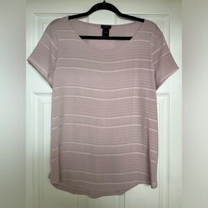 Elegant Mauve Striped Top